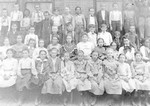 Class photo of students at Central School.