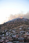 View of the Thirty Moon Fire, March 20, 2008.