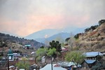 View of the Thirty Moon Fire, March 20, 2008.