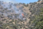View of the Thirty Moon Fire, March 20, 2008.