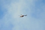 Fire helicopter over the Thirty Moon Fire, March 20, 2008.